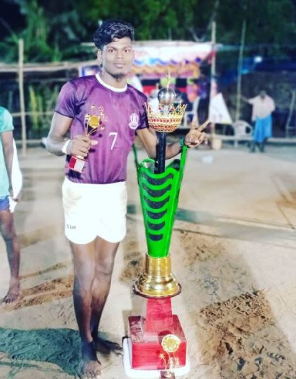 Sudhakar at a Kabaddi Tournament in August 2021 in Tamil Nadu