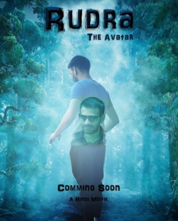 Tej Pratap Yadav on the poster of the film 'Rudra The Avatar' (2018)