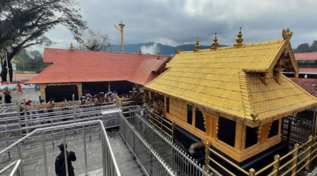 The Sabarimala temple that was the subject of a court case for which J. Sai Deepak argued