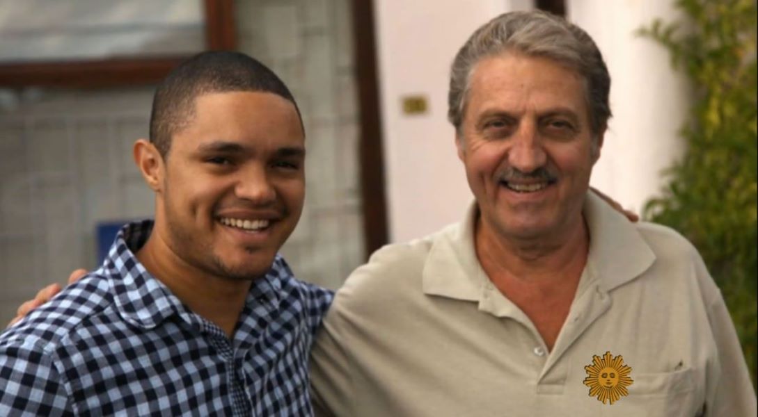Trevor Noah with his father