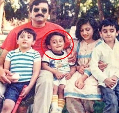 Umair Jaswal's childhood picture