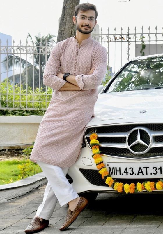 Urvish Desai with his car