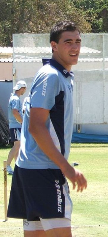 A photo of Mitchell Starc clicked in 2010