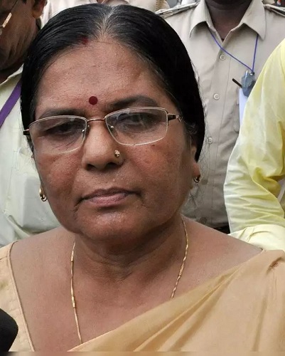 A picture of Manju Verma, a politician whose husband Chandrashekhar Verma was accused of having relations with Brajesh Thakur in Muzaffarpur shelter home case