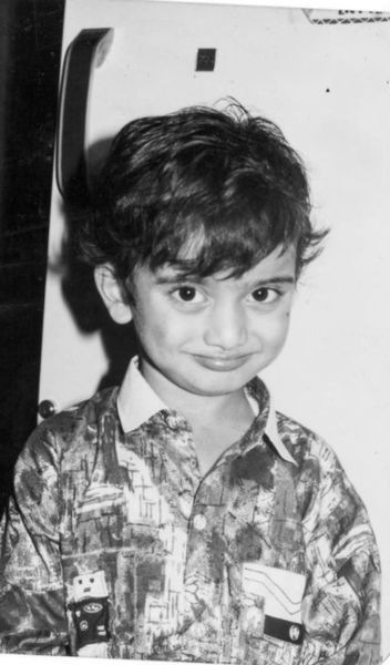 Anant Vijay Joshi's childhood picture