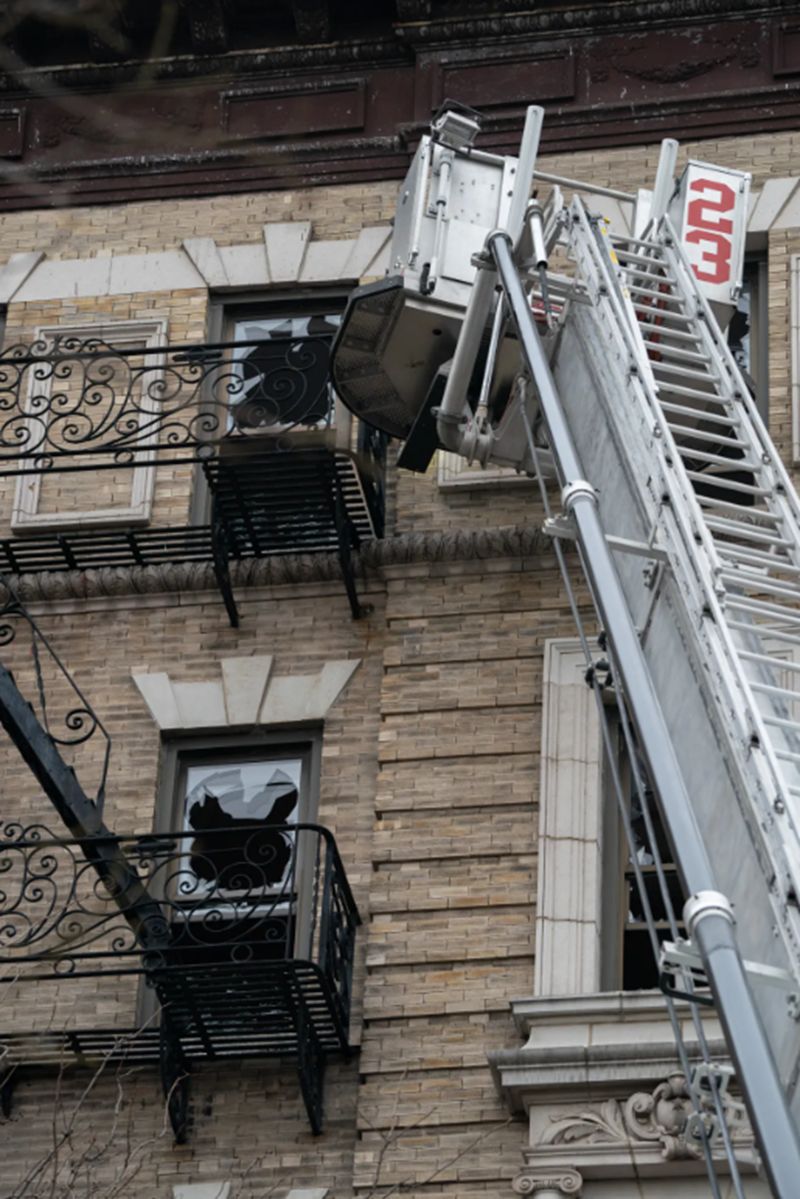 Building where fire took place