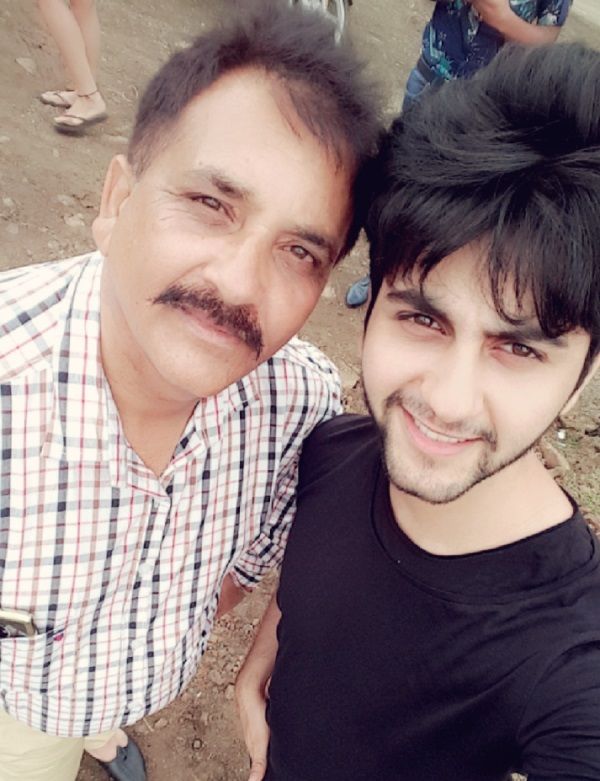 Gaurav Sareen with his father