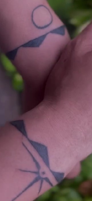 Hana-Rawhiti Maipi-Clarke's tattoo on her wrists