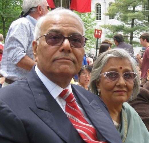 Jayant Sinha's parents, Yashwant and Nilima Sinha