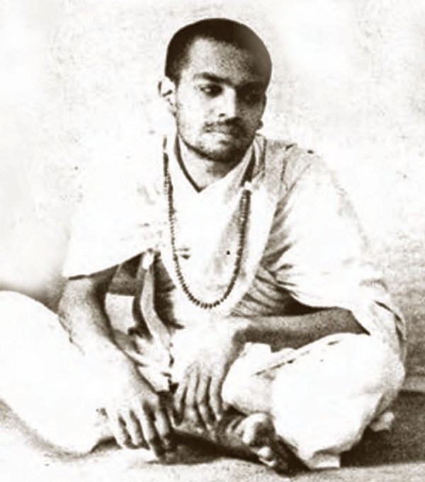 Mahant Swami Maharaj after getting ordained in 1957