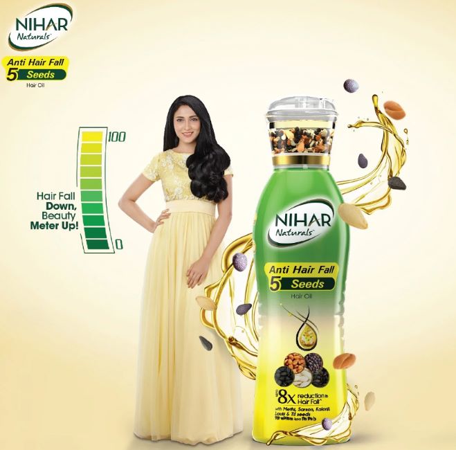 Mehazabien Chowdhry in Nihar Natural's advertisement 