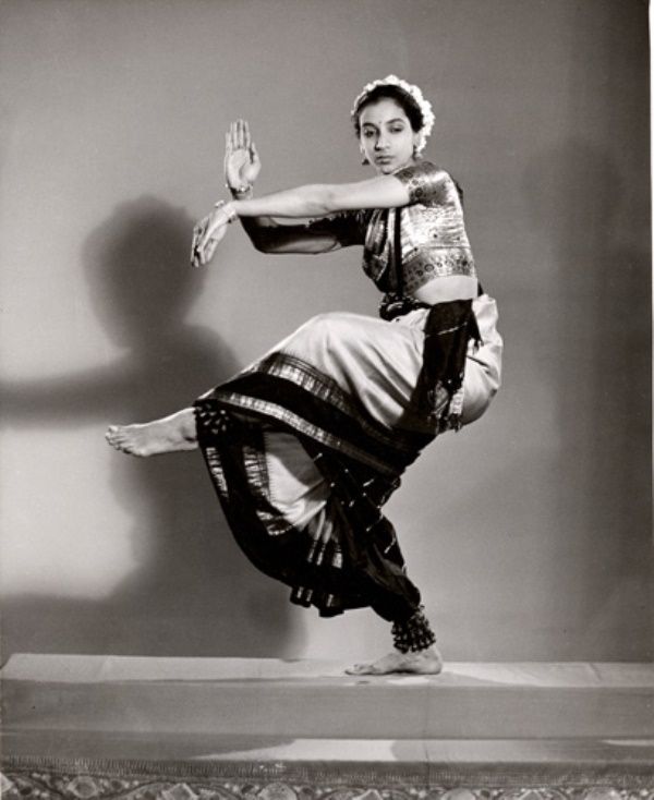 Mrinalini Sarabhai in a Nataraja pose