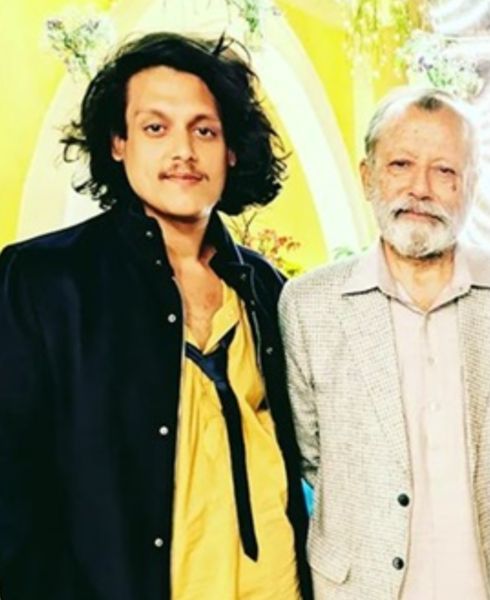 Pankaj Kapur with his son Ruhaan Kapoor (left)