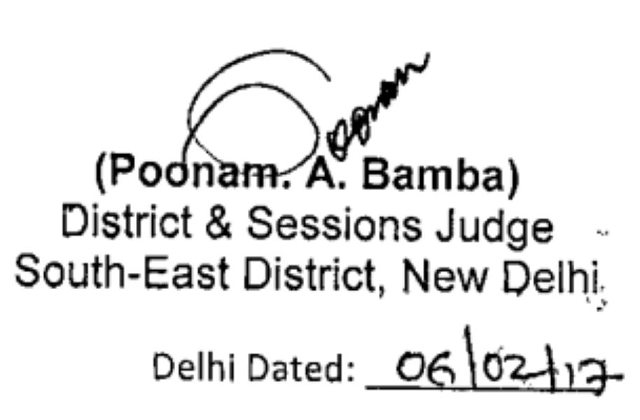Poonam A. Bamba's signature