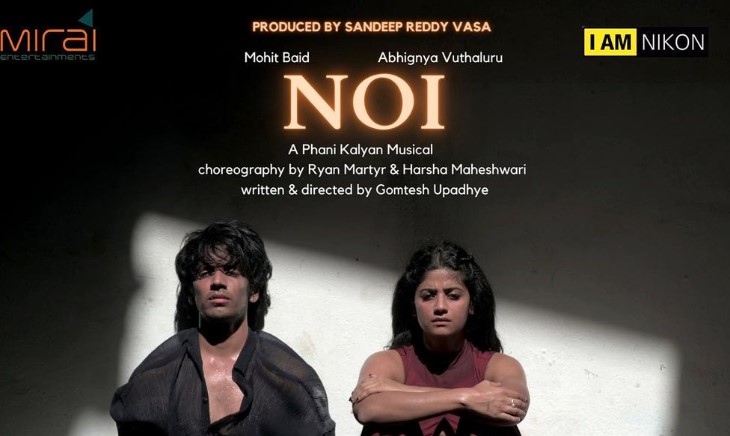 Poster of NOI music video in which Abhignya Vuthaluru featured as a model
