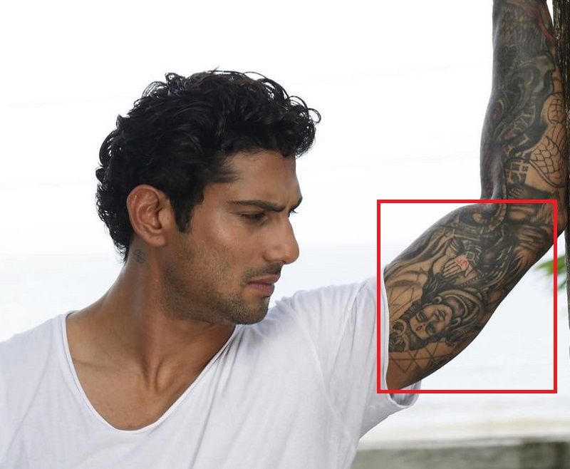Prateik Babbar's Shiva tattoo