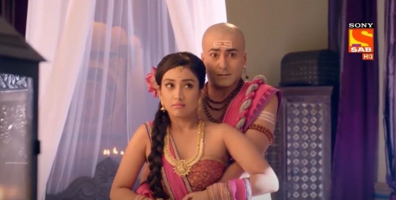 Priyamvada Kant in a still from the 2017 Hindi TV show 'Tenali Rama'