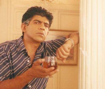 Rituraj Singh while enjoying an alcoholic beverage