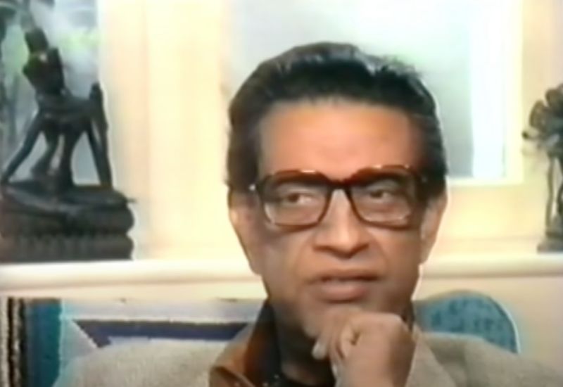Satyajit Ray in a still from the South Bank Show- Satyajit Ray (1978)