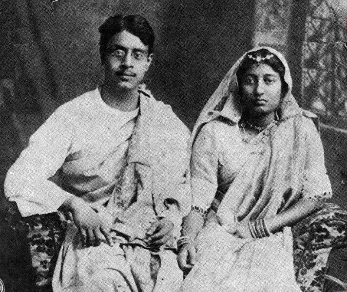 Satyajit Ray's father, Sukumar Ray, and Satyajit Ray's mother, Suprabha Ray