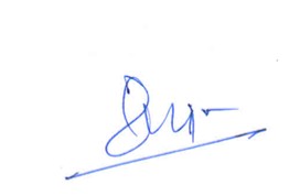 Subodh Kant Sahay Signature