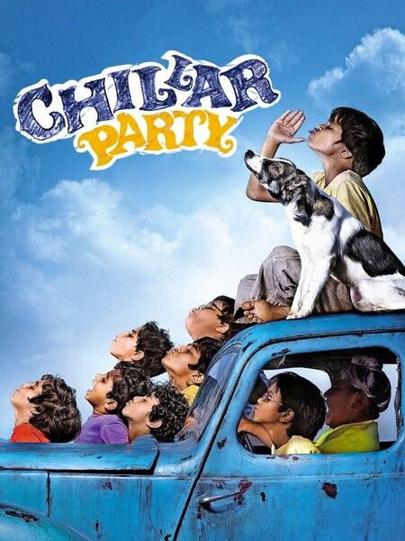 The poster of Vikas Bahl's directorial debut film titled 'Chillar Party' (2011)