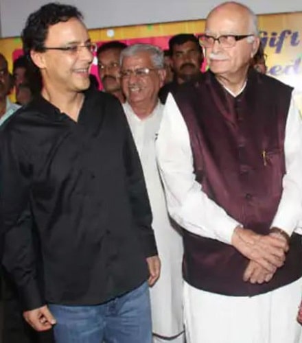 Vidhu Vinod Chopra with LK Advani