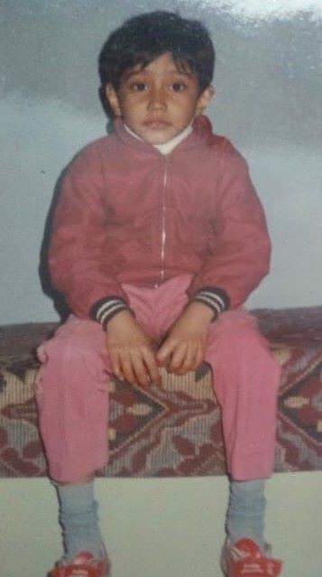 Vishwanath Chatterjee as a young boy